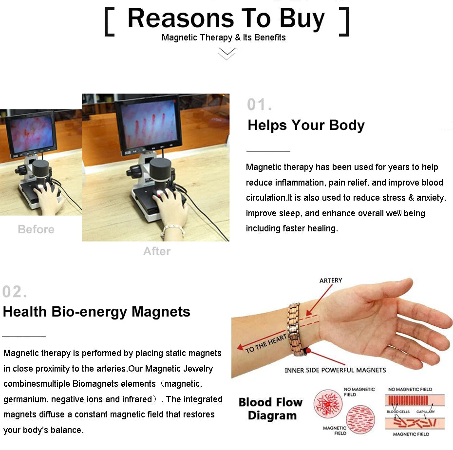 Ladies Magnetic Bracelets