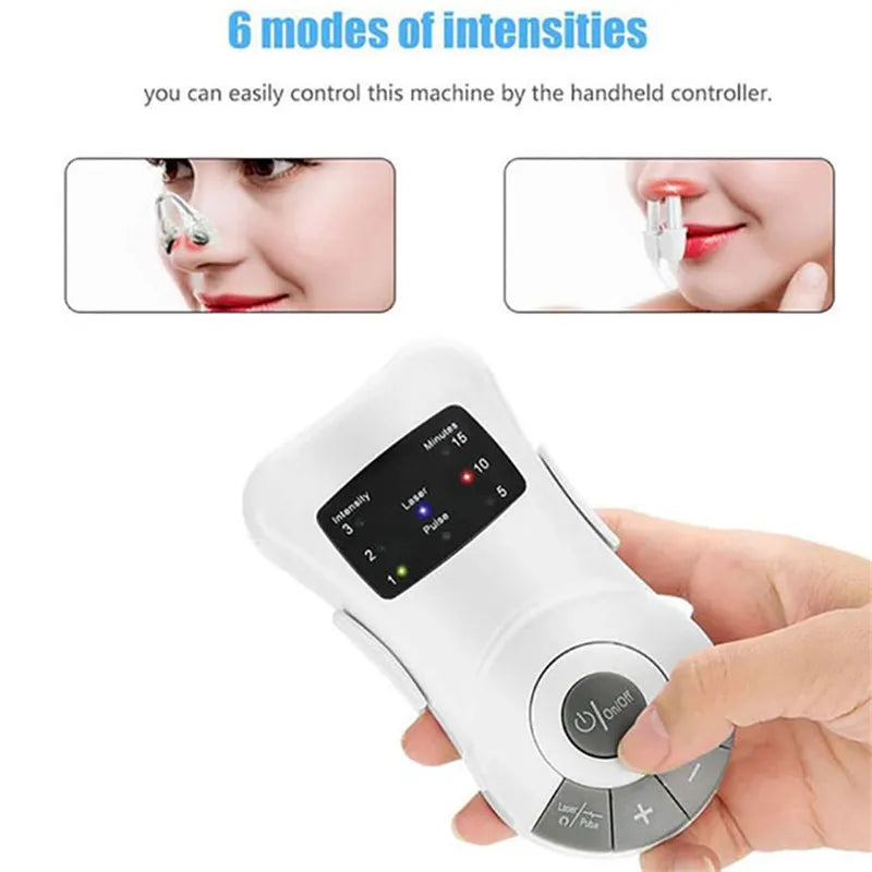 Therapeutic Laser Device for Sinus Allergy Relief and Nasal Congestion