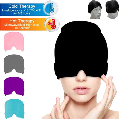 Hot Cold Gel  Therapy  for Headache  and Migraine Relief