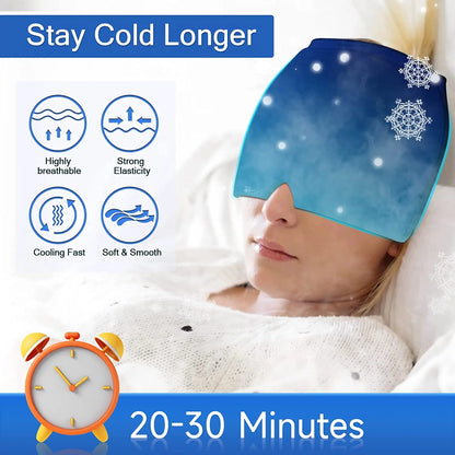 Hot Cold Gel  Therapy  for Headache  and Migraine Relief